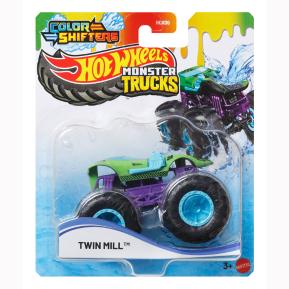 Mattel Hot Wheels Οχήματα Monster Trucks Χρωμοκεραυνοί Twin Mill