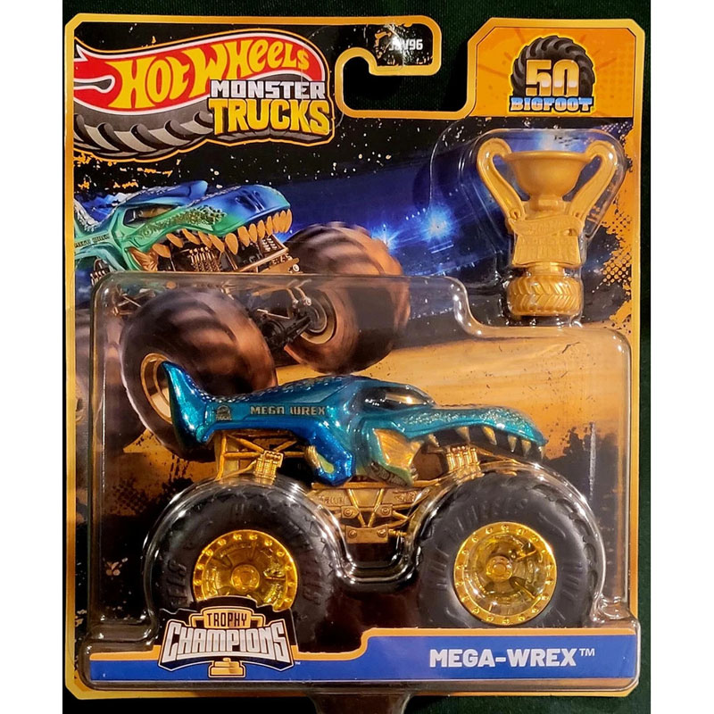 Mattel Hot Wheels Monster Trucks 1:64 Οχήμα HW Mega Wrex™ - Bigfoot 50th Anniversary