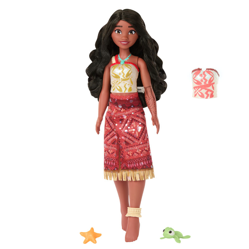 Mattel Disney Vaiana 2 Tautai Swimming Vaiana Fashion Doll JFF09