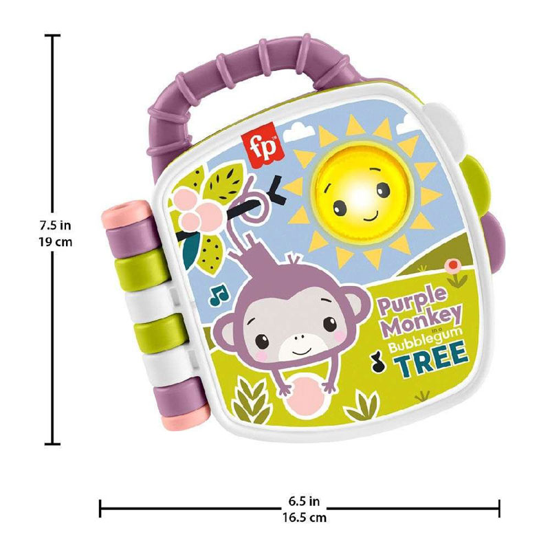 Fisher Price Μουσικό Βιβλιαράκι Μαϊμουδάκι JFN07