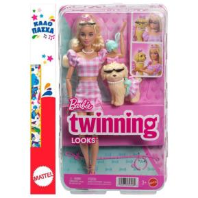 Λαμπάδα Mattel Barbie Twinning Looks Barbie & Σκυλάκι Ασορτί Εμφάνιση JFP36