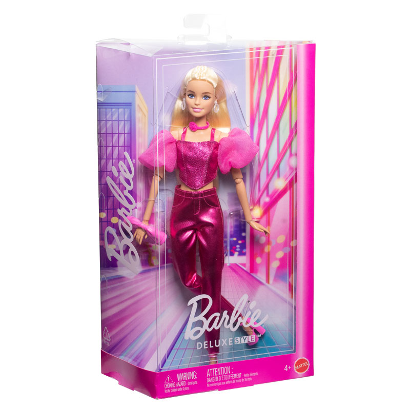 Mattel Barbie Deluxe Style Metallics Ροζ Κορσές JFP40