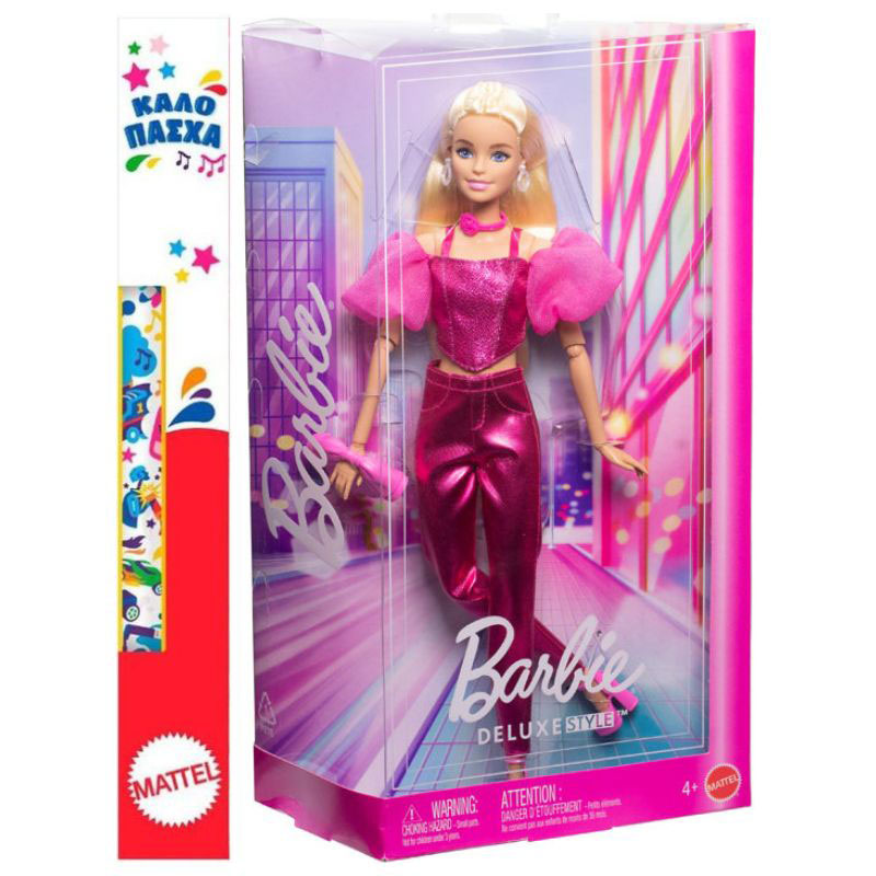 Λαμπάδα Mattel Barbie Deluxe Style Metallics Ροζ Κορσές JFP40