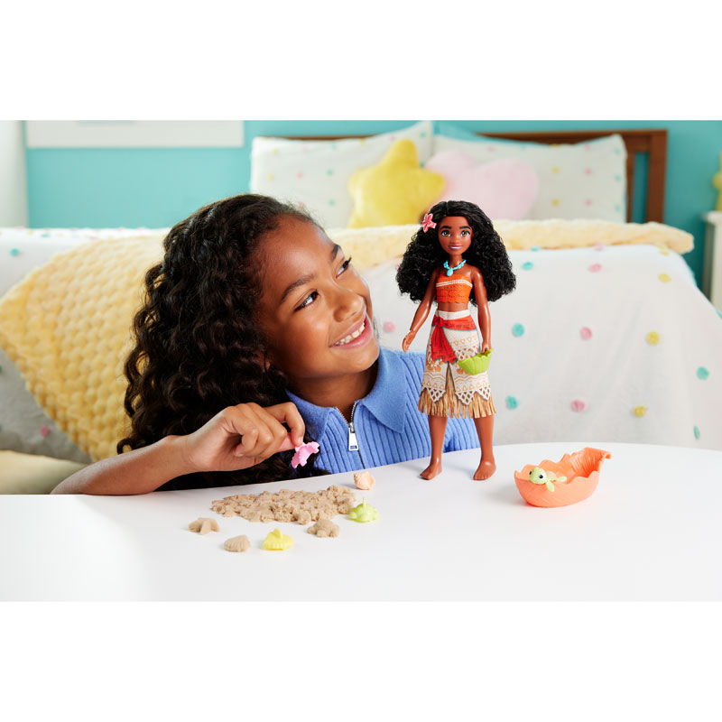 Mattel Disney Princess Fashion Doll Vaiana Ocean Friends Βαϊάνα & Ζωάκι JFT12