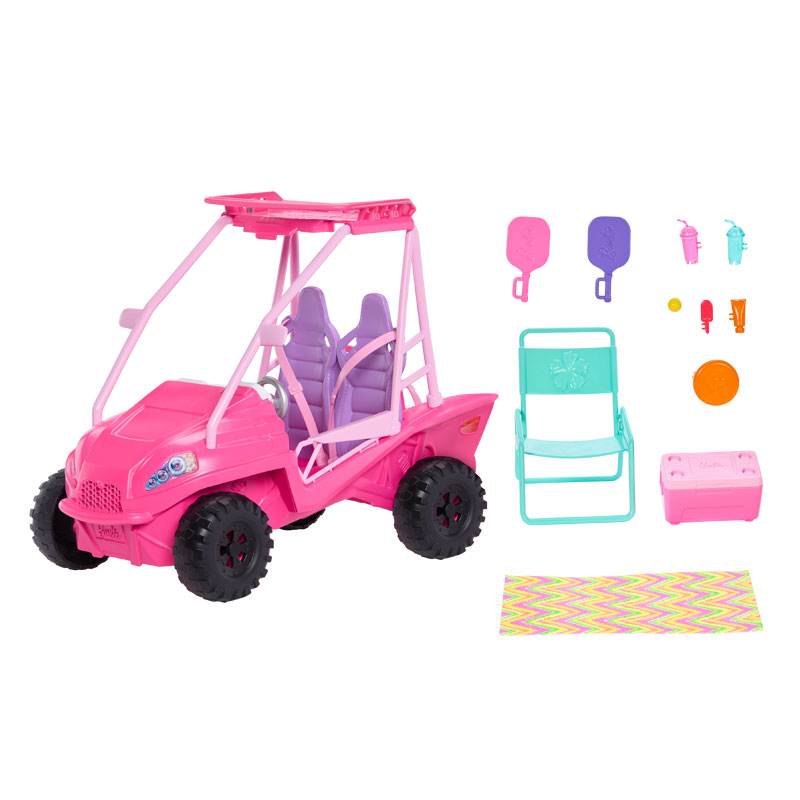 Mattel Barbie Mysteries – Beach Detectives Ultimate Beach Buggy JFV68