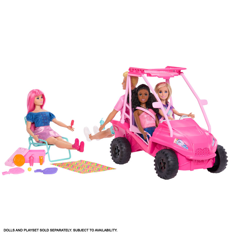 Mattel Barbie Mysteries – Beach Detectives Ultimate Beach Buggy JFV68
