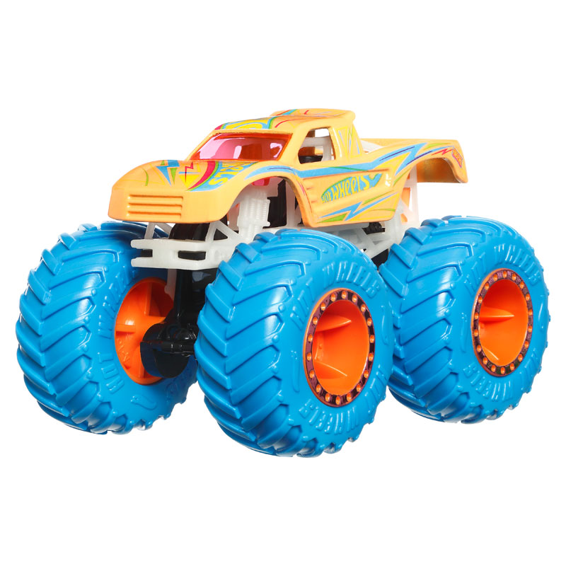 Mattel Hot Wheels Οχήματα Monster Trucks Glow In The Dark - Podium Crasher JFX08