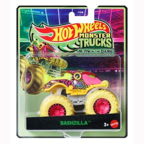 Mattel Hot Wheels Οχήματα Monster Trucks Glow In The Dark - Bashzilla JFX08