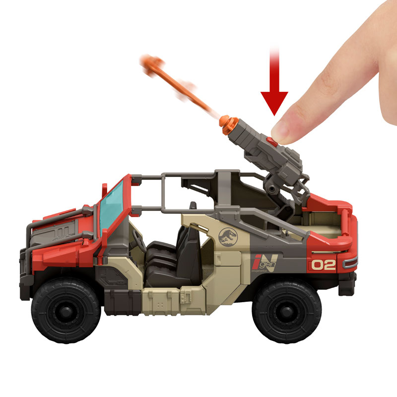 Mattel Jurassic World Rebirth Δεινόσαυρος με Όχημα & Φιγούρα JGB59