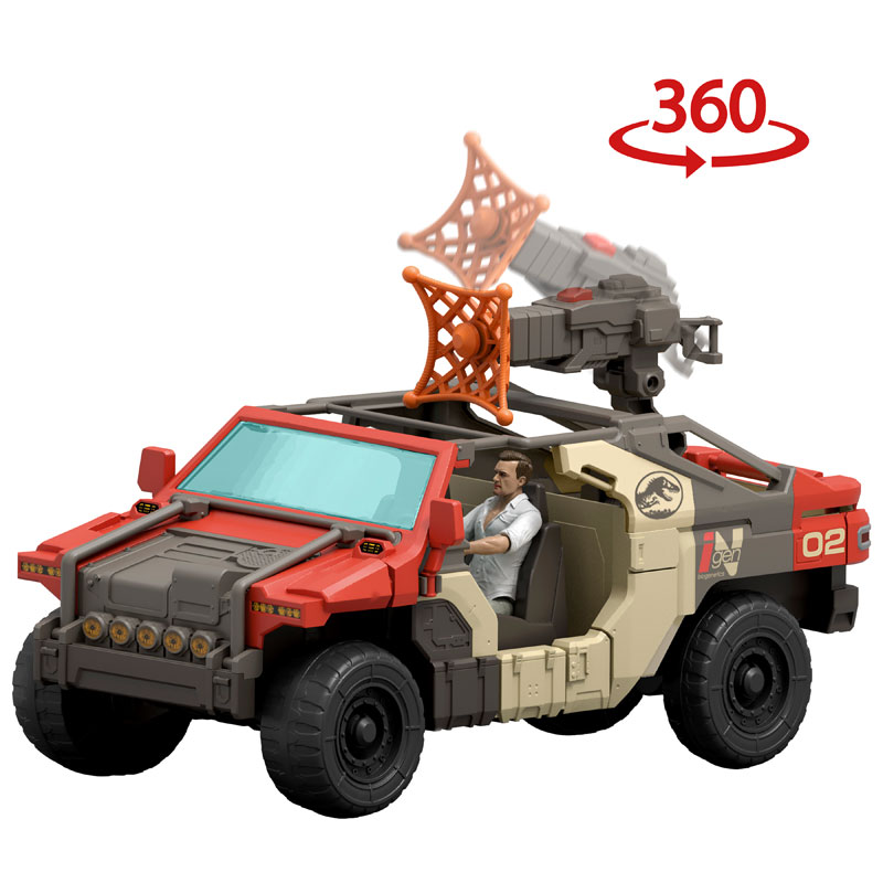 Mattel Jurassic World Rebirth Δεινόσαυρος με Όχημα & Φιγούρα JGB59