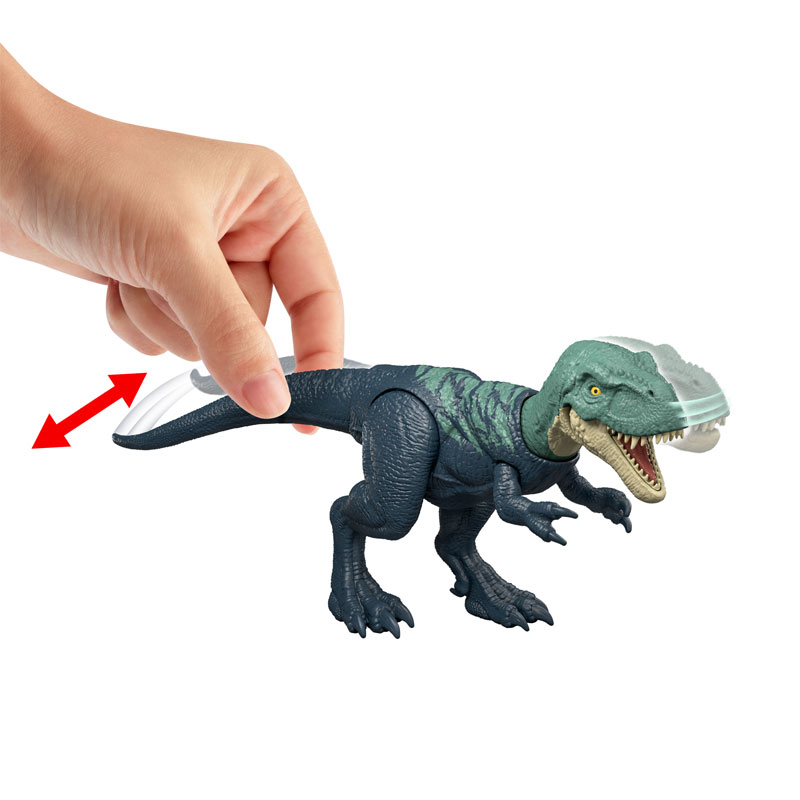 Mattel Jurassic World Rebirth Strike Attack B Νέος Δεινόσαυρος με σπαστά μέλη Nanotyrannus