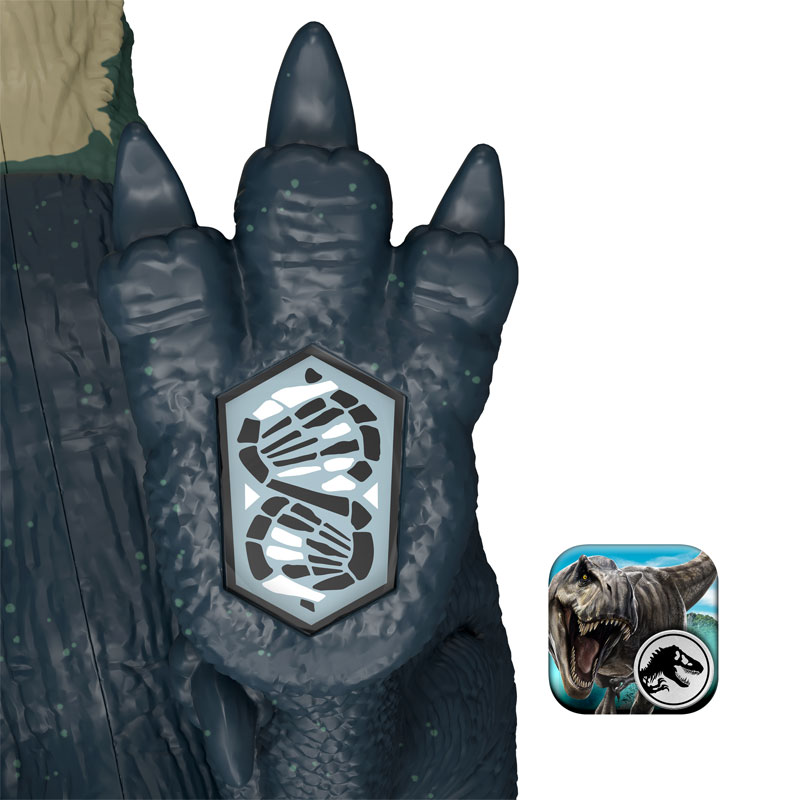 Mattel Jurassic World Rebirth Strike Attack B Νέος Δεινόσαυρος με σπαστά μέλη Nanotyrannus