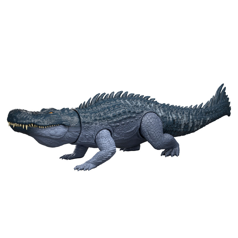 Mattel Jurassic World Rebirth Gigantic Thrashers Νέος Δεινόσαυρος με κινούμενα μέλη Purussaurus