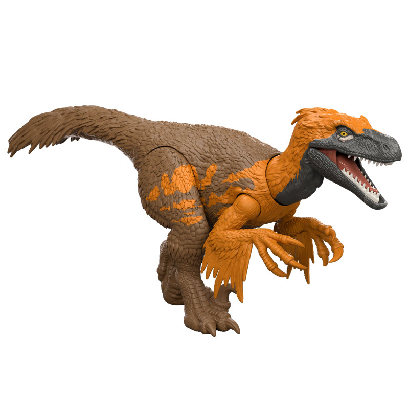 Mattel Jurassic World Rebirth Wild Roar Νέος Δεινόσαυρος με κινούμενα μέλη & ήχους Utahraptor