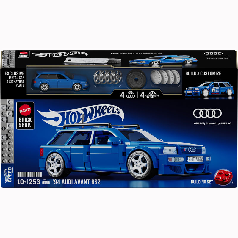 Mattel Brick Shop™ Hot Wheels® Speed Series™ Audi® RS2 Avant JGR28