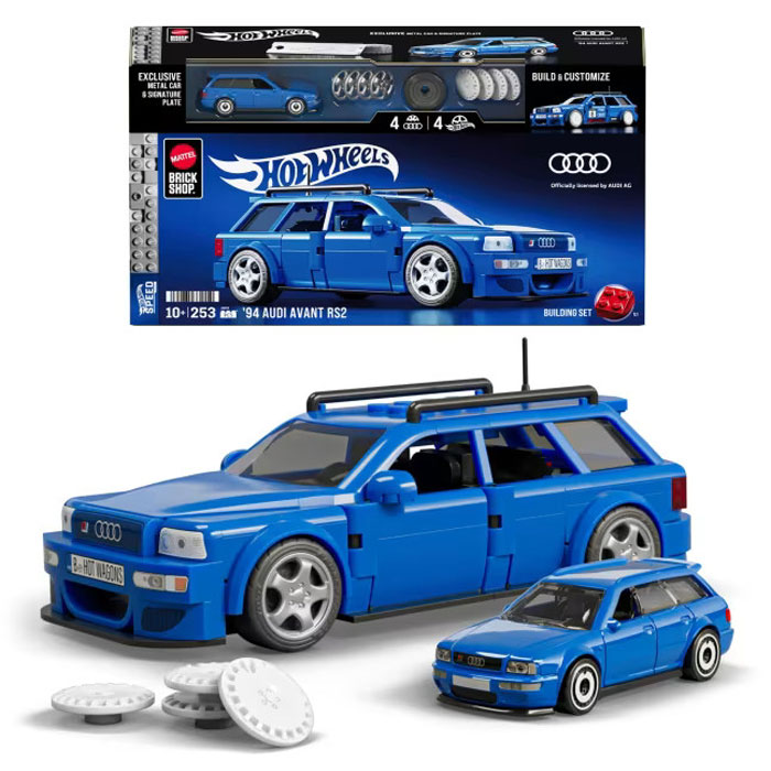 Mattel Brick Shop™ Hot Wheels® Speed Series™ Audi® RS2 Avant JGR28