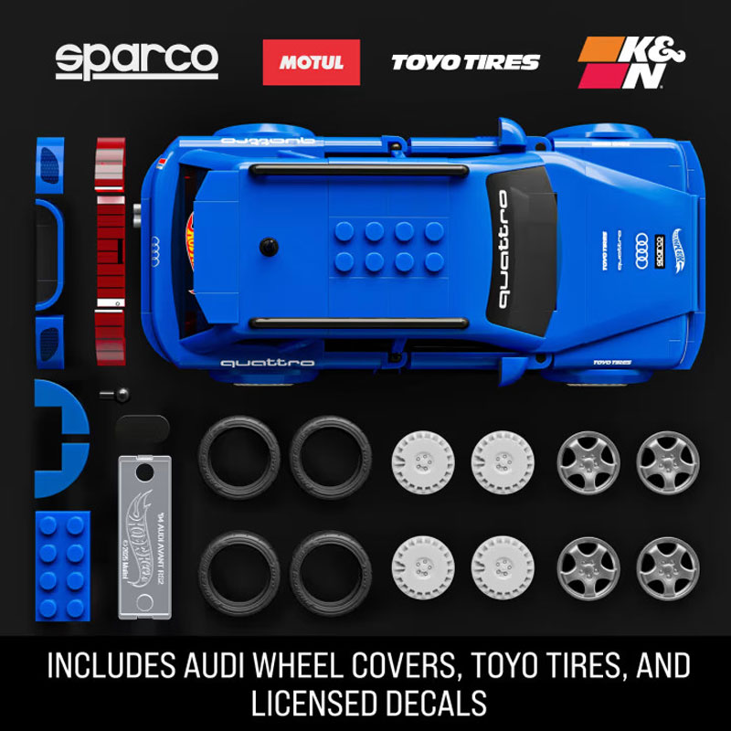 Mattel Brick Shop™ Hot Wheels® Speed Series™ Audi® RS2 Avant JGR28