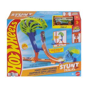 Mattel Hot Wheels Stunt Tracks Νέες Αγωνιστικές Πίστες - Power Launch Champion™ JHK75