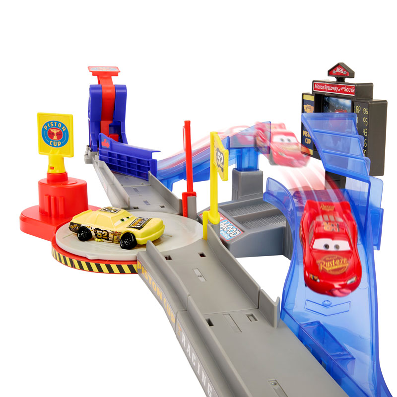 Mattel Disney Pixar Cars Piston Cup Stunting Speedway Μεγάλη Πίστα Αγώνων για Κόλπα JHL42