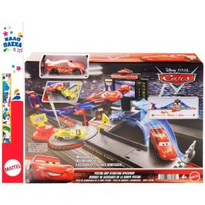 Λαμπάδα Mattel Cars Piston Cup Stunting Speedway Μεγάλη Πίστα Αγώνων για Κόλπα JHL42