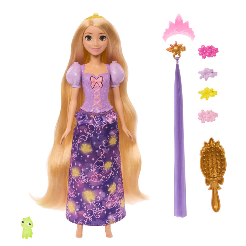 Mattel Disney Princess Magical Hair Rapunzel με Μαλλιά που λάμπουν JHL46