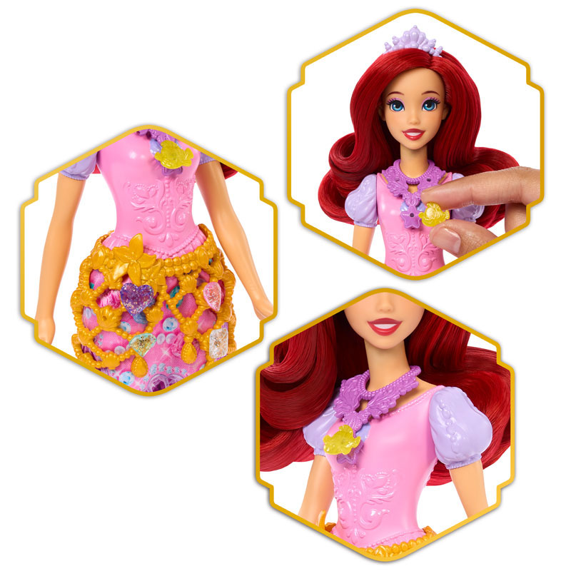 Λαμπάδα Mattel Disney Princess Jewel Reveal Ariel με Κοσμηματοθήκη JHL49
