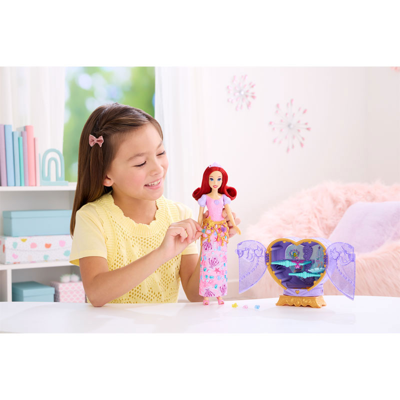 Λαμπάδα Mattel Disney Princess Jewel Reveal Ariel με Κοσμηματοθήκη JHL49