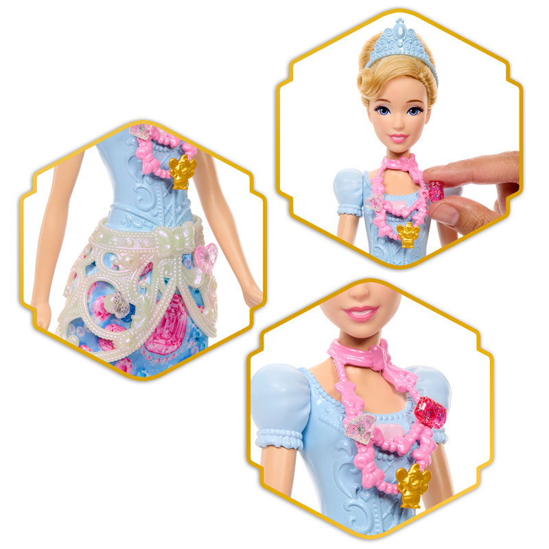 Λαμπάδα Mattel Disney Princess Jewel Reveal Cinderella με Κοσμηματοθήκη JHL50