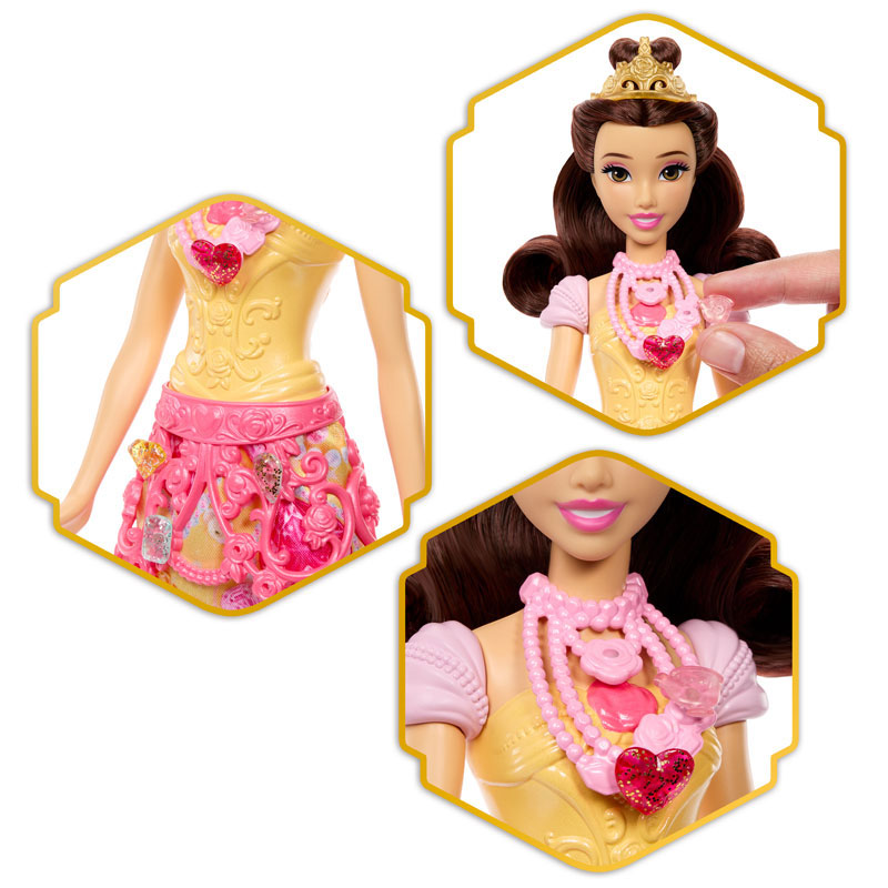Λαμπάδα Mattel Disney Princess Jewel Reveal Belle με Κοσμηματοθήκη JHL51