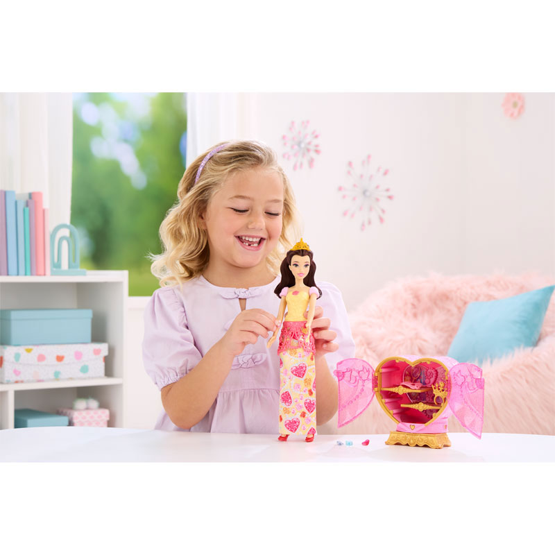 Λαμπάδα Mattel Disney Princess Jewel Reveal Belle με Κοσμηματοθήκη JHL51