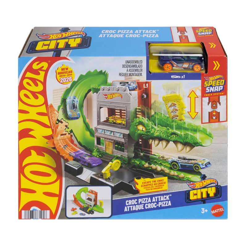 Mattel Hot Wheels® Πίστες City T Croc Pizza Attack™