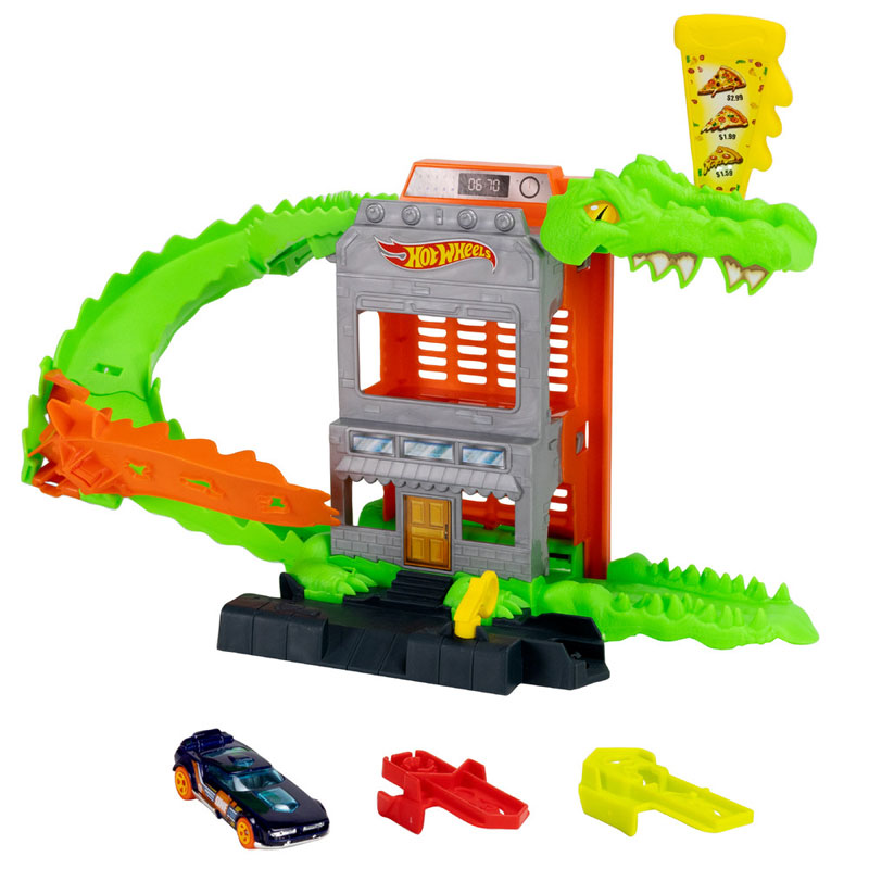 Mattel Hot Wheels® Πίστες City T Croc Pizza Attack™