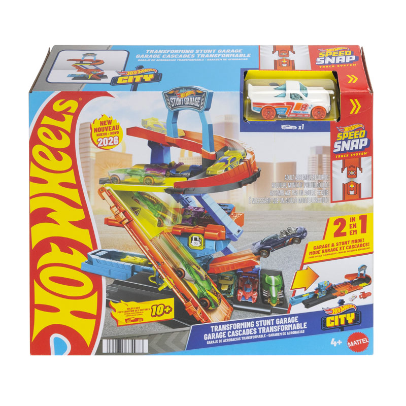 Mattel Hot Wheels City™ Transforming Stunt Garage Πολυμορφικό Γκαράζ Πίστα JHL94