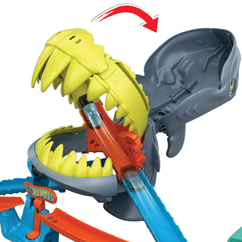 Mattel Hot Wheels City™ Shark Chomp Beach™ - Πίστα Επίθεση Καρχαρία JHL96