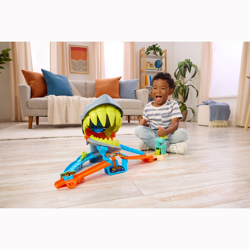Mattel Hot Wheels City™ Shark Chomp Beach™ - Πίστα Επίθεση Καρχαρία JHL96