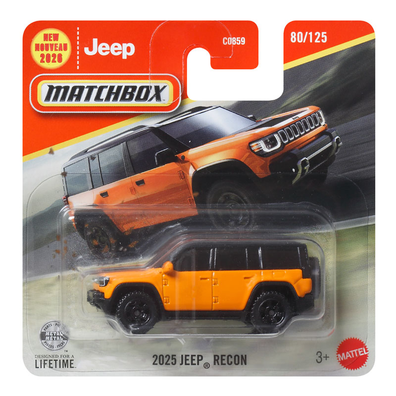 Mattel Matchbox Αυτοκινητάκι H 2025 Jeep Recon JHN42