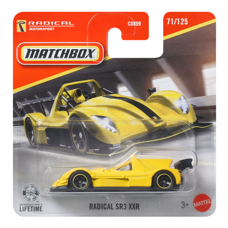 Mattel Matchbox Αυτοκινητάκι H Radical SR3 XXR