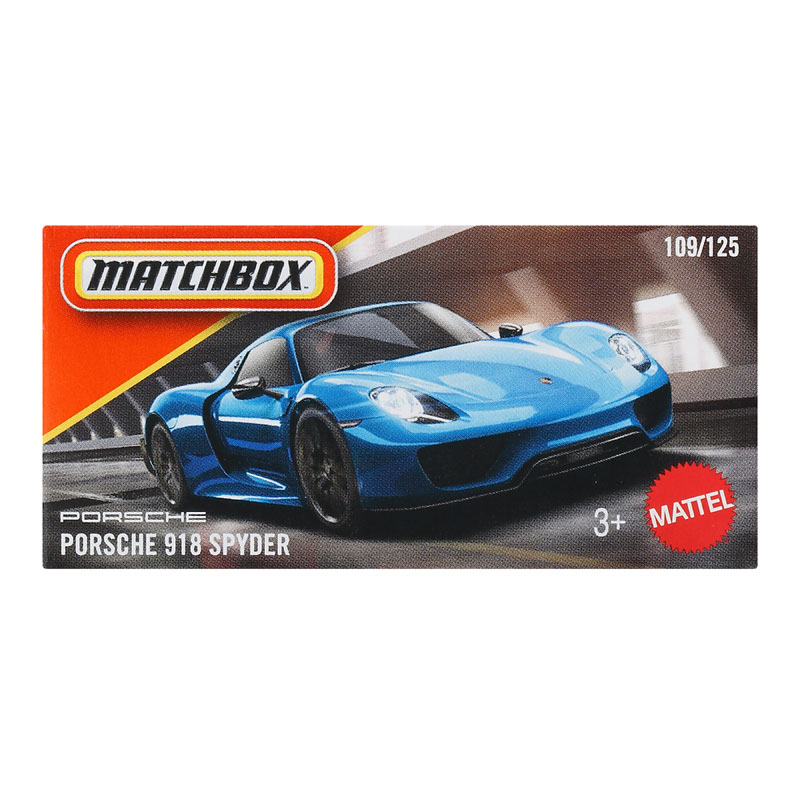 Mattel Matchbox Αυτοκινητάκι K Porsche 918 Spyder