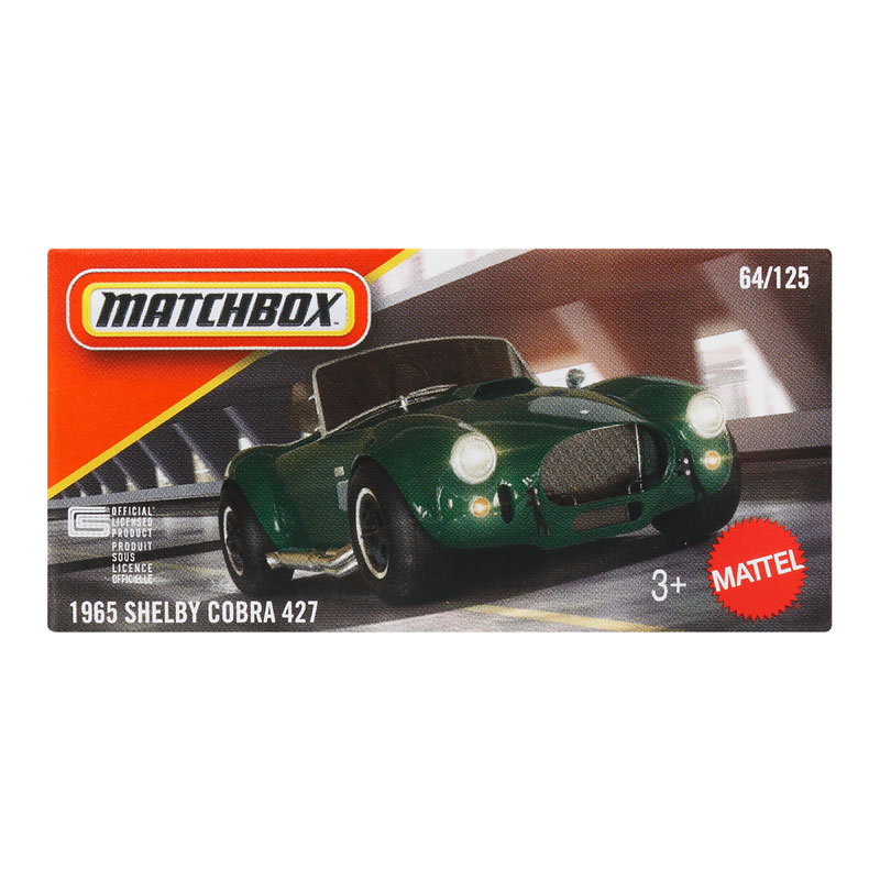 Mattel Matchbox Αυτοκινητάκι H 1965 Shelby Cobra 427