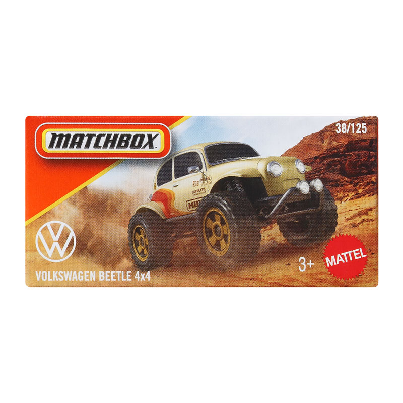 Mattel Matchbox Αυτοκινητάκι F Volkswagen Beetle 4x4