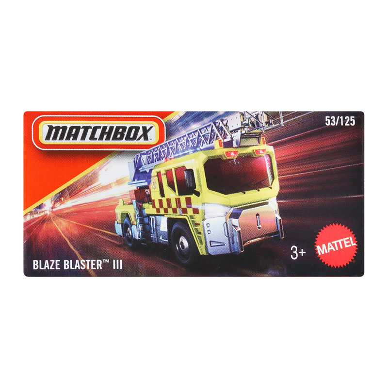 Mattel Matchbox Αυτοκινητάκι F Blaze Blaster III