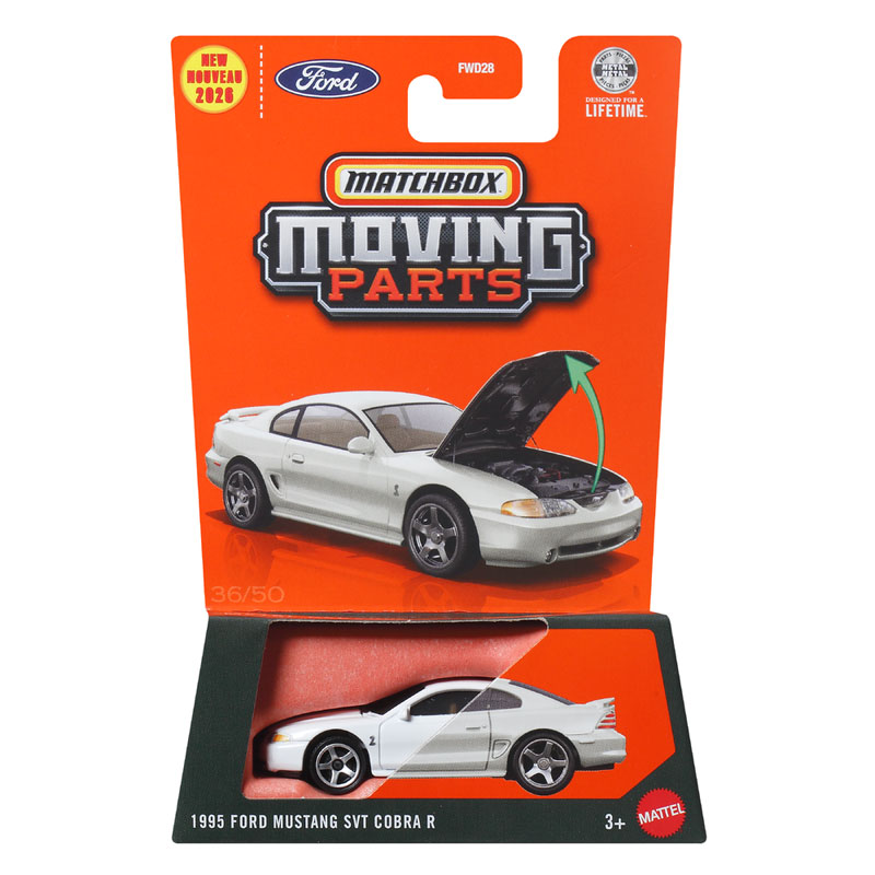 Mattel Matchbox Αυτοκινητάκι P 1995 Ford Mustang SVT Cobra R