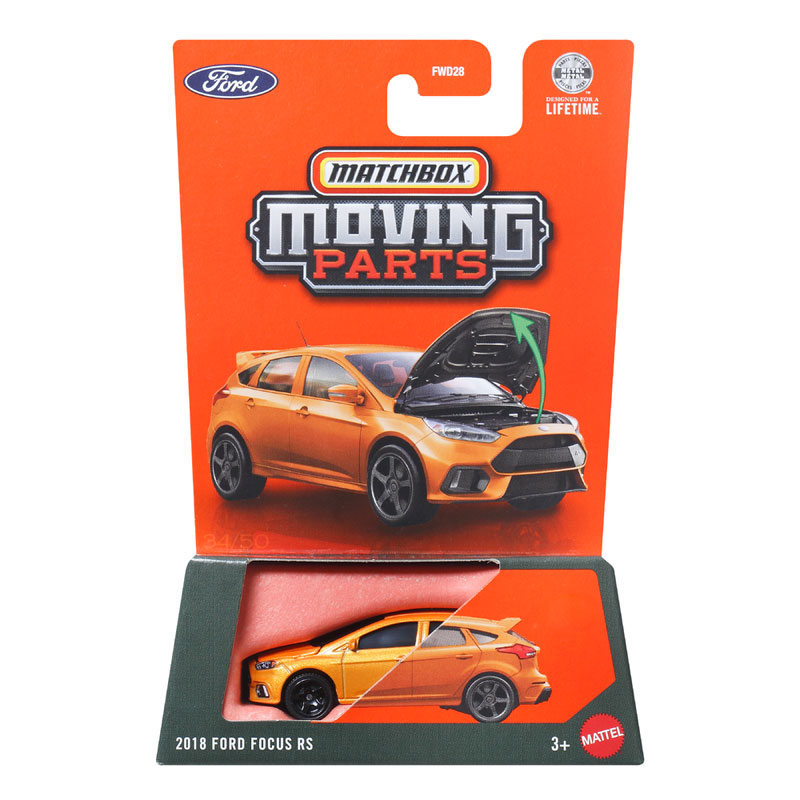 Mattel Matchbox Αυτοκινητάκι M 2018 Ford Focus RS