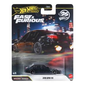 Mattel Hot Wheels Συλλεκτικό Αυτοκινητάκι Fast & Furious Q 25th Anniversary Premium 2010 BMW M5 4/5