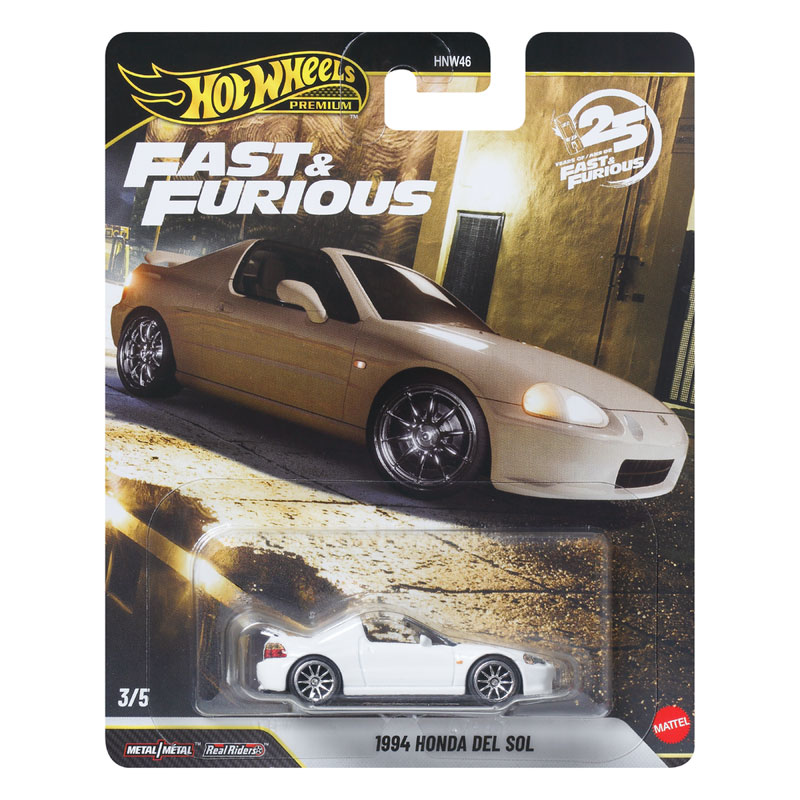 Mattel Hot Wheels Συλλεκτικό Fast & Furious N 25th Anniversary P 1994 Honda Del Sol 3/5