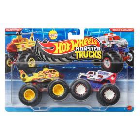 Mattel Hot Wheels Monster Trucks HW Demolition Doubles D - Helichopper Vs Rescue Rampager