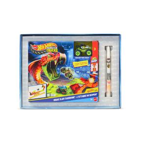Λαμπάδα Mattel Hot Wheels Monster Trucks Snake Slam Takedown™ Πίστα Επίθεση Φιδιού JJN44