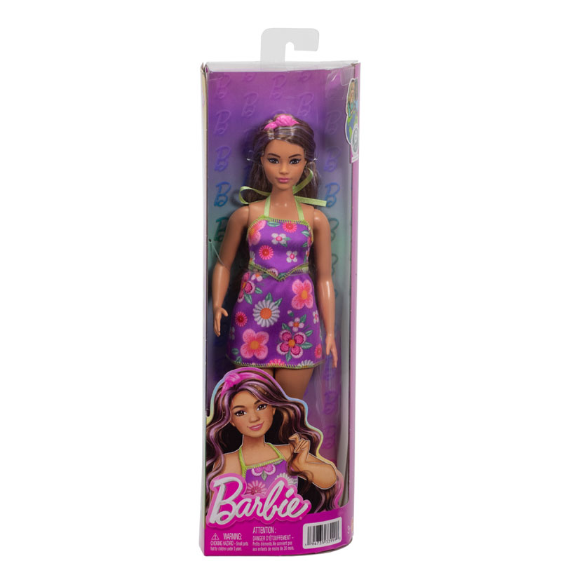 Mattel Barbie Fashionistas Doll A Floral Halter Dress #244