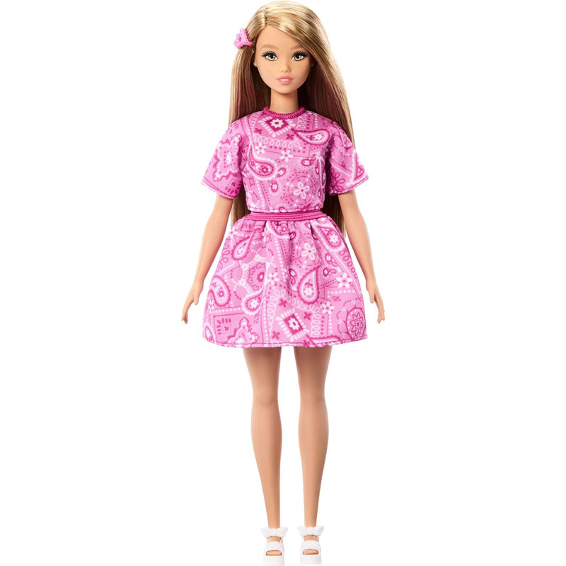 Mattel Barbie Fashionistas Doll N #249 Pink Paisley