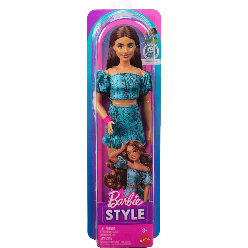 Mattel Barbie Fashionistas Doll N #250 Snake Print